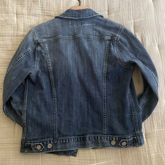 Lucky Brand Tomboy Denim Trucker Jacket - Picture 5 of 5